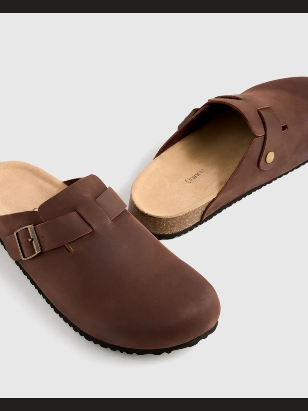 Quince Suede Clog Mule – Brown | Minimal Slip-On | Size 11.5/12